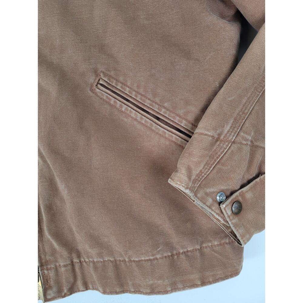 VTG 2005 Carhartt Detroit Jacket J97 BRN Men's Sz M | Broken Zipper - Picture 4 of 10
